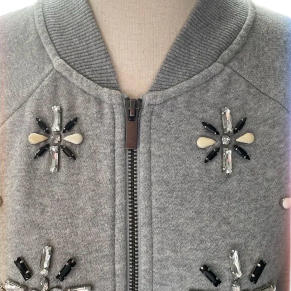 Embellished Gray Jacket - Picture 3 of 8